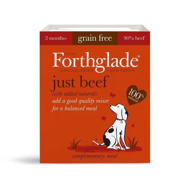 Just Beef Grain Free 395g (Forthglade) - SnowPaw Store - Forthglade - Dog Food